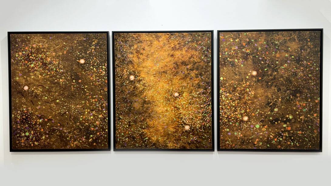 Sia Sang Bok Lee, The big diier (detail). Courtesy of Kate Oh Gallery