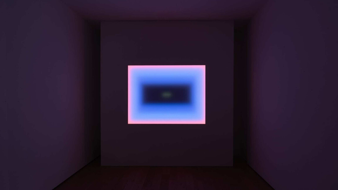 James Turrell, Path taken, vue de l'exposition. Avec la courtoisie de Almine Rech