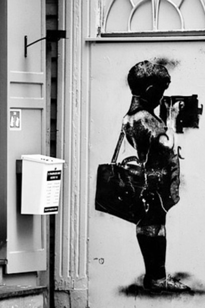 La espera, Banksy