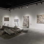Salma Dib, Marks of return, exhibition view. Courtesy of Aisha Alabbar Gallery