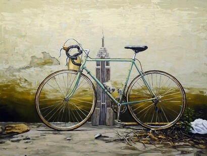 Andrea Di Marco, Impero, 2009, olio su tela, 145 x 185 cm