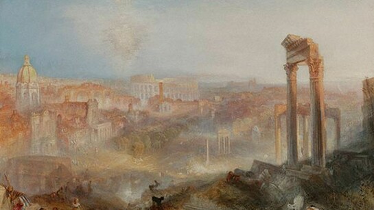 JMW Turner, Modern Rome - Campo Vaccino, 1839,
Oil on canvas, The J. Paul Getty Museum
