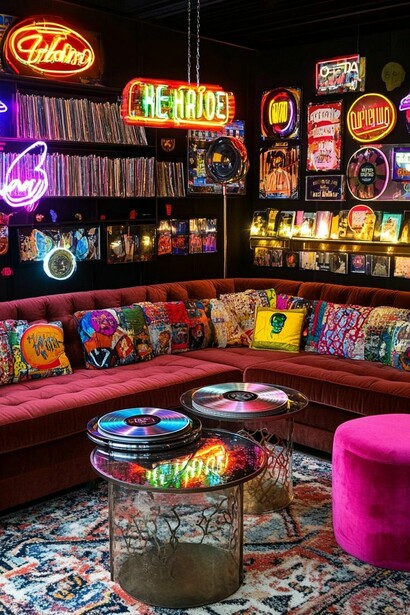 Punk-influenced interiors and alternative design scenes in 1980s London