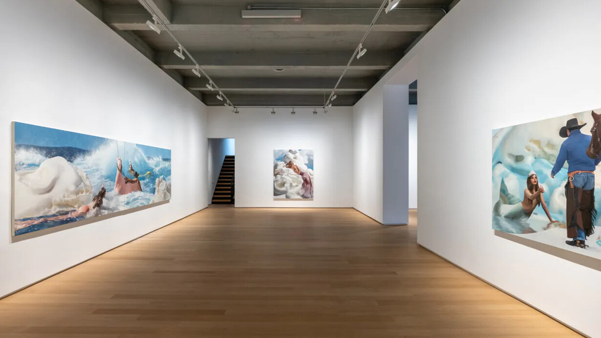 Will Cotton, Between instinct and reason, exhibition view. Courtesy of Templon 