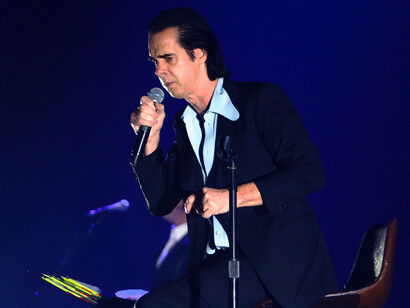 Nick Cave durante il concerto