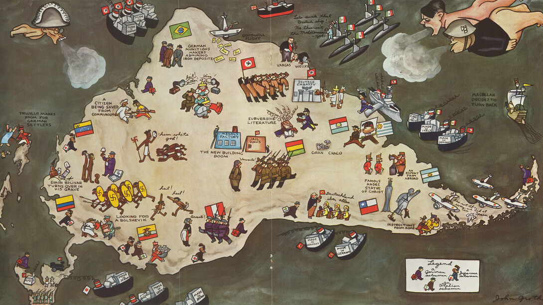 John Groth, South America Under The Axis or The Heil With the Monroe Doctrine (1938)