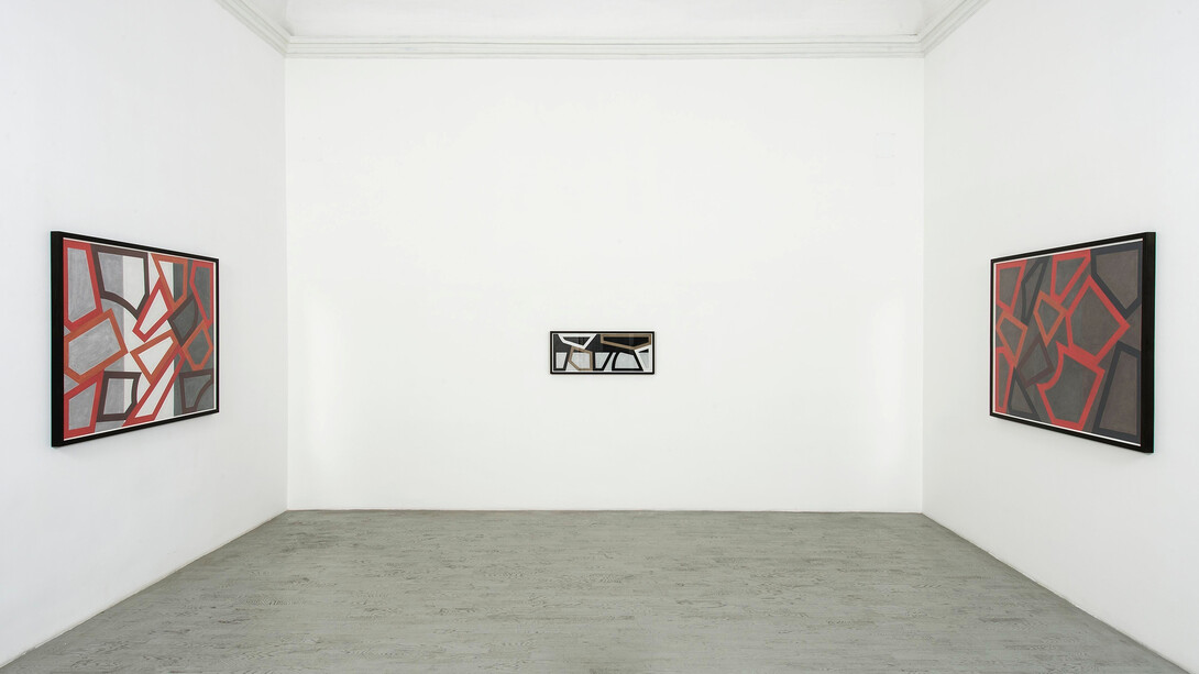 David Tremlett, Form & Rhythm, partial view of the exhibition, May 2015