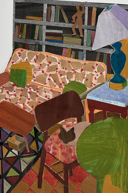 Elizabeth Bisbing, Living room 2, 2023. Courtesy of Blue Mountain Gallery 