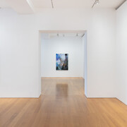 Mary Weatherford, Persephone, exhibition view. Courtesy of Gagosian