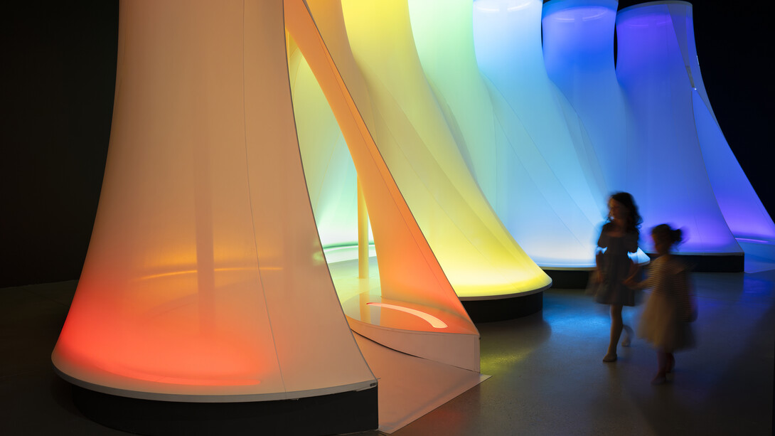 Aleksandra Kasuba, Shelters for the senses, exhibition view. Courtesy of Tate St Ives