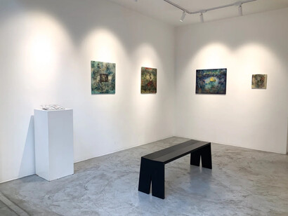 Various artists, Wander from home, exhibition view. Courtesy of Contemporary by Angela Li
