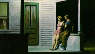 Edward Hopper, Noche de verano (1947). Porque hoy vuelvo a ser el escritor. Hoy tengo una historia por escribir y un recuerdo por archivar