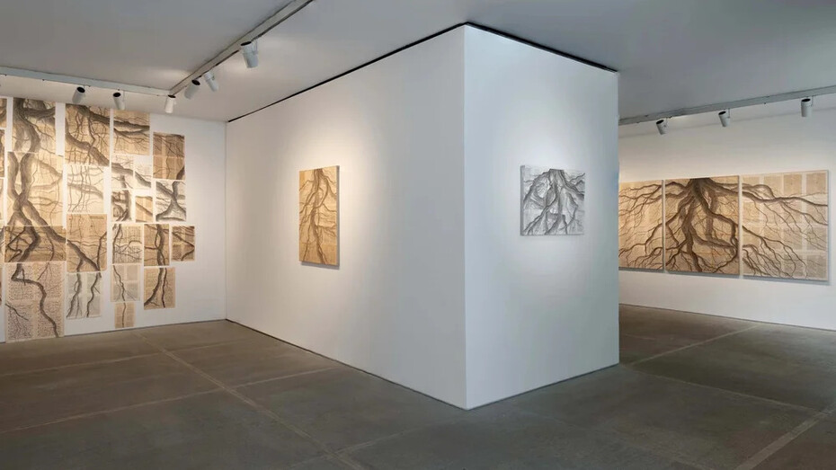 Tommaso Spazzini Villa, The time that's left, exhibition view. Courtesy of TOTAH