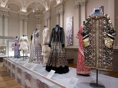 South Asian Design, Exhibition view. Courtesy of Manchester Art Gallery