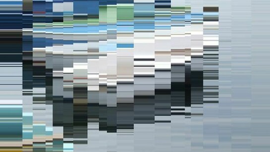 Piero Chiariello, 2011, Barche al porto di Torre del Greco, Inchiostro su carta tra alluminio e plexiglass, 161 x 112 cm