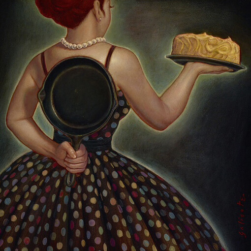 Danny Galiote, *Love cake with pan*