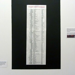 On the Wall, Exhibition view. Courtesy of Carter Burden Gallery