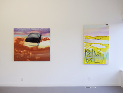 Mary Griffin, Strange Vista, exhibition view. Courtesy of the artist and Dreamsong Gallery