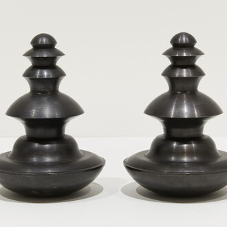 Chen Ruo Bing und Abraham David Christian, Malerei und skulptur. Mit freundlicher genehmigung der Galerie Albrecht