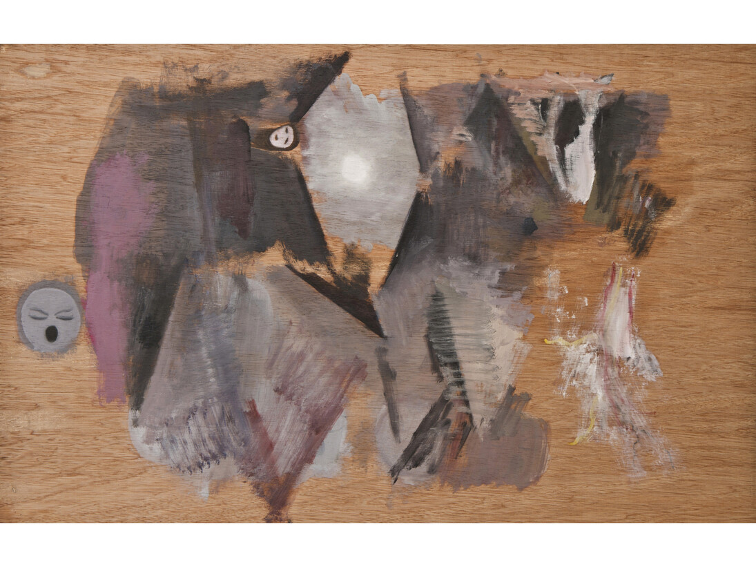 Guillermo Kuitca, Sin título (Madera 1), 2013, Óleo sobre madeira, 53,5 x 85 cm. Photo: Cortesia do artista, da Galeria Fortes Vilaça e da Mendes Wood DM