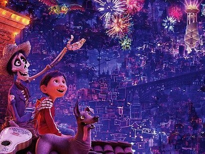 Cena do filme "Viva - a vida é uma festa". a riqueza em detalhes da cultura mexicana mexeu muito com meus sentimentos. Pela primeira vez na história, uma animação buscou raízes mexicanas sem ser pejorativa ou desrespeitar a cultura do país
