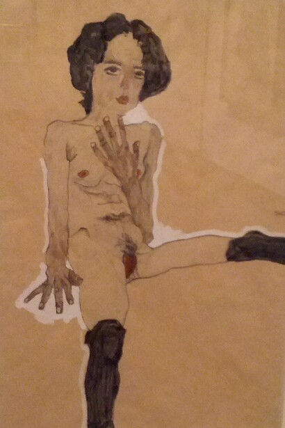 Egon Schiele, Seated Female Nude