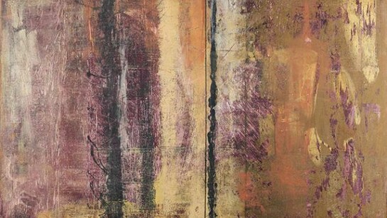 Charles Conrardy, Malbec, Mixed Media on Canvas, 48" x 60"