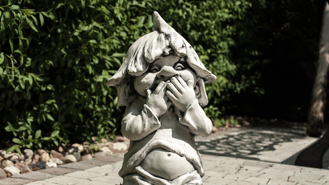 Escultura de un duende