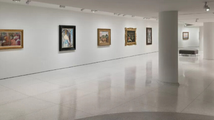 Thannhauser Collection, Exhibition view. Courtesy of Guggenheim Museum