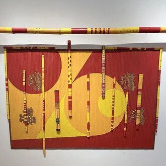 Elisabeth Jacobsen, Joysticks, exhibition view. Courtesy of Carter Burden Gallery