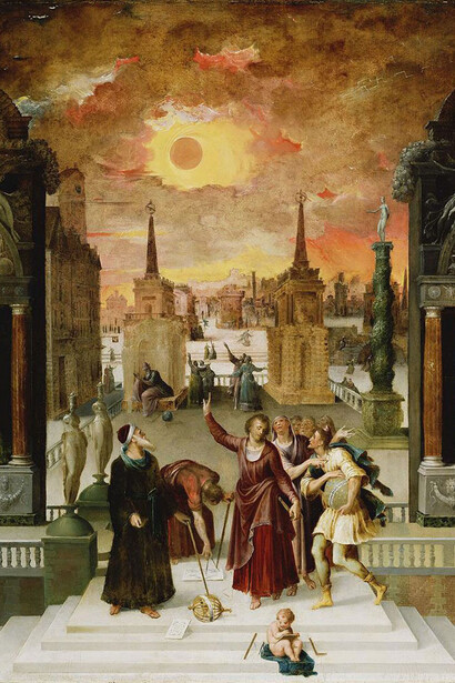 Antoine Caron, Astronomi studiano un eclissi, 1571