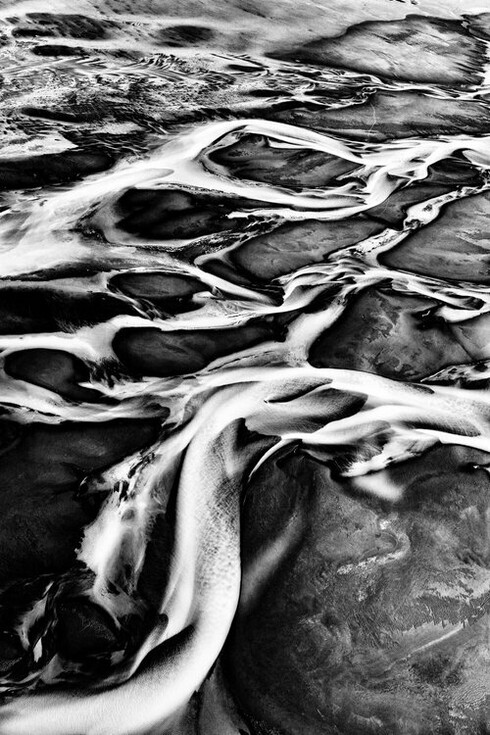 Alex Joseph Hansen, Dangerous river abstract, near Yakutat, Alaska. Courtesy of Panopticon Gallery
