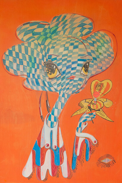 Kelly Tunstal, Orchid, 2023, 30x24 inches. Courtesy the artists and Harman Projects