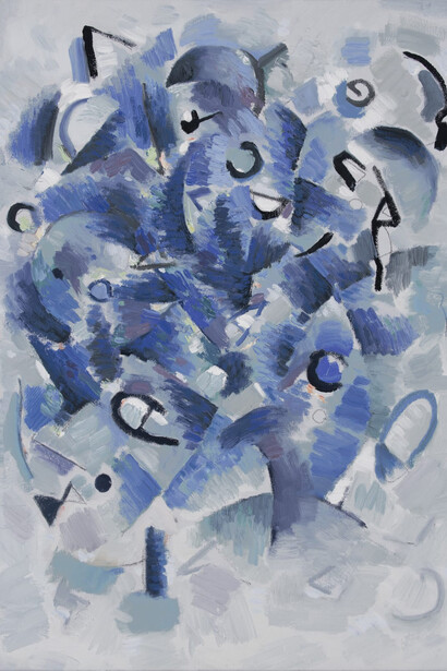 David Michael Slonim, Blue derivative. Courtesy of Bonner David Galleies