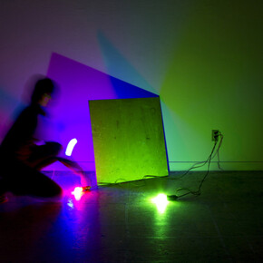 Lindsay Packer, video still: Square Dance, 2015