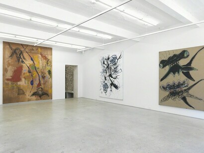 Shadow Ballers, exhibition view. Courtesy of Magenta Plains