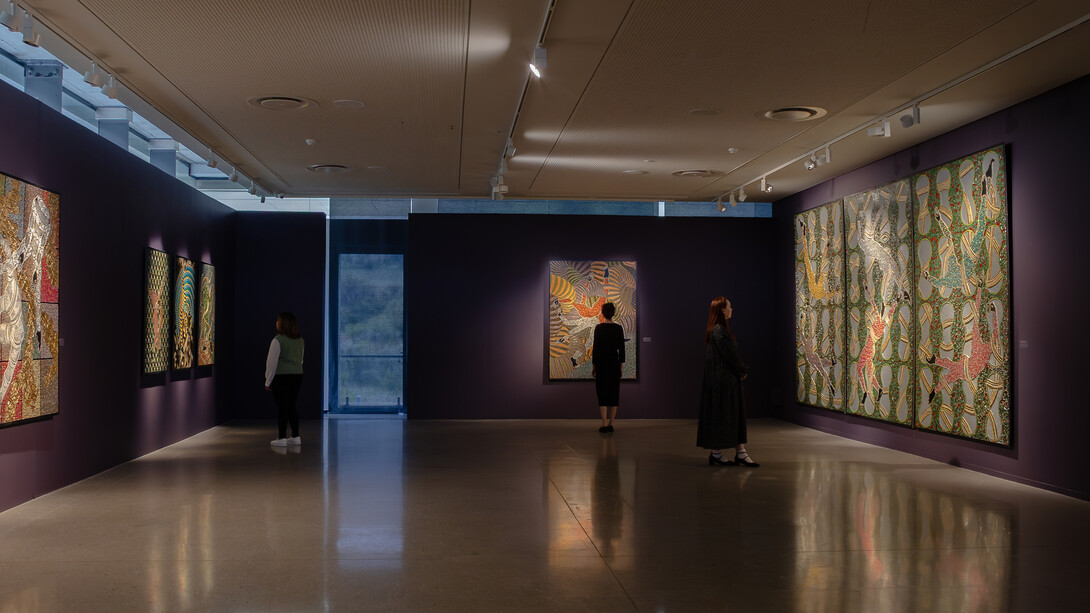 Sthenjwa Luthuli, Umkhangu/Birthmark, exhibition view. Courtesy of Whatiftheworld