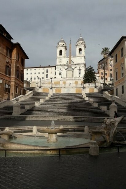 Trinità dei Monti, foto Valeria Caldelli