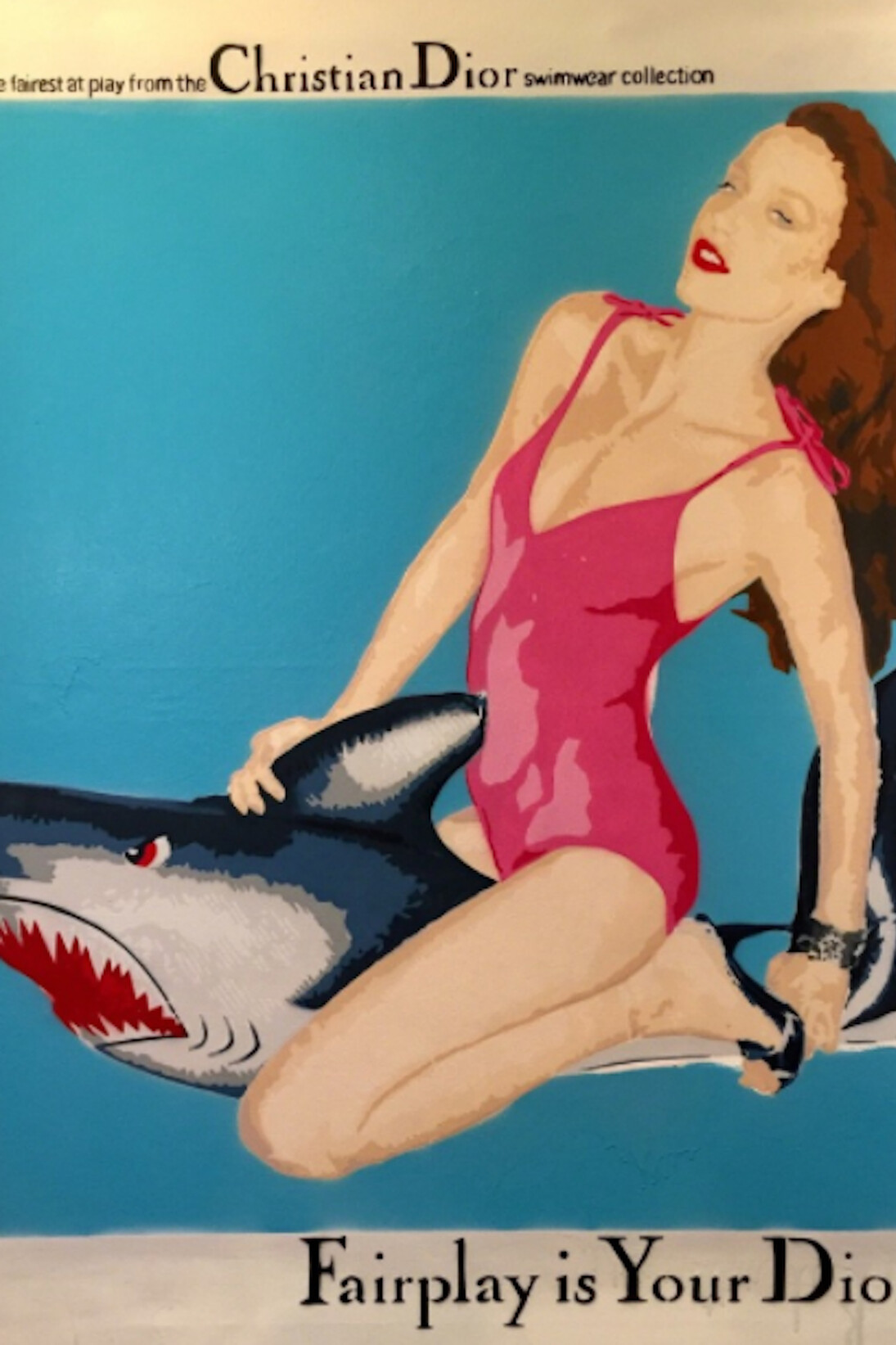 Luc Waring, Fairplay Is Your Dior (Blue), 2016. Courtesy of Imitate Modern
