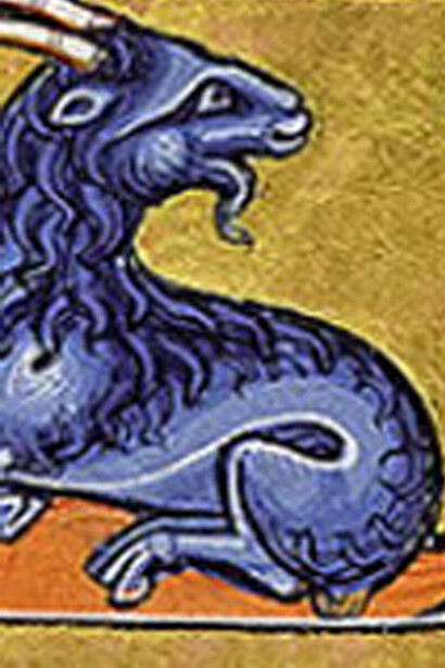 Bestiario de Aberdeen, detalle de chivo