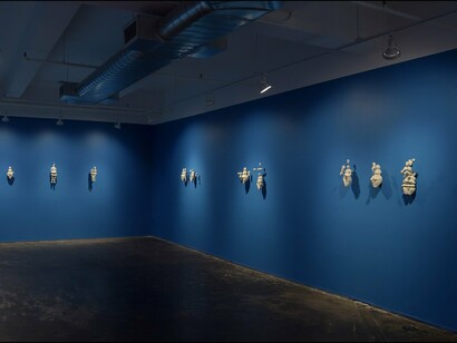 Exhibition view, Sylvia Netzer, Goddesses + Emaciation, 2024, A.I.R. Gallery, Brooklyn, NY. Image courtesy of A.I.R. Gallery and the artist. Photography credit: David Lubarsky