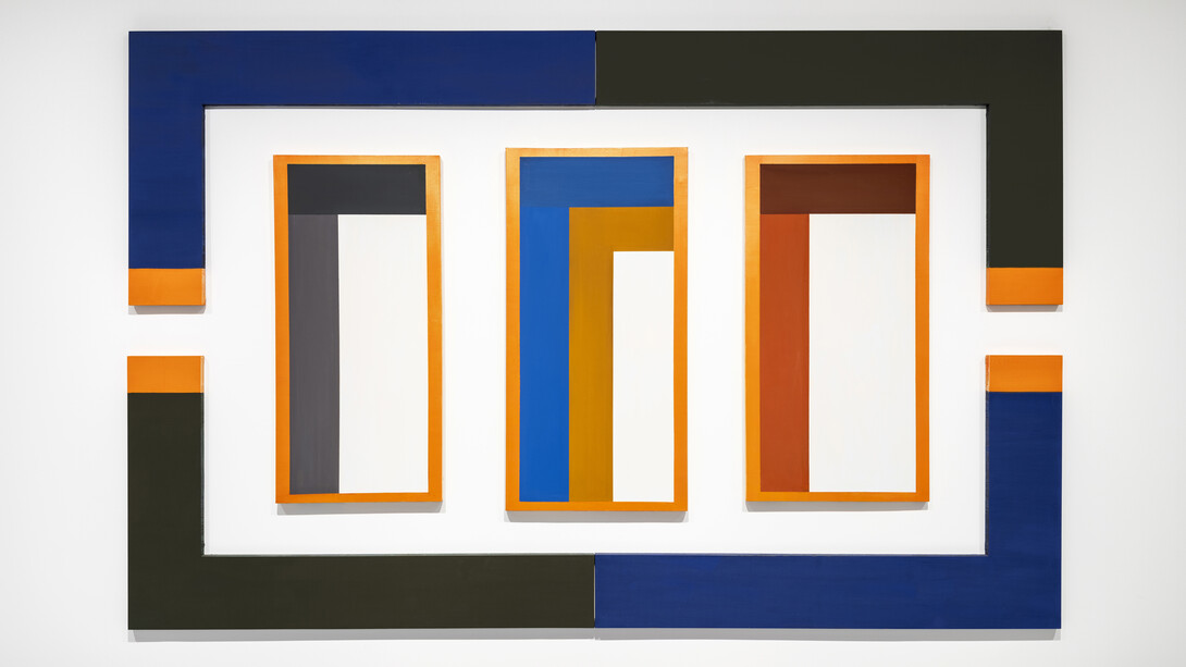 David Novros, ausstellungsansicht. Mit freundlicher genehmigung der Hamburger Kunsthalle