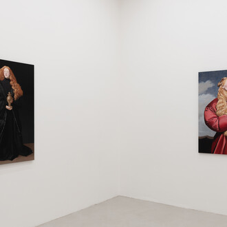 Nieves González, Sacred hair / Capelli sacri, vista della mostra. Cortesia di T293