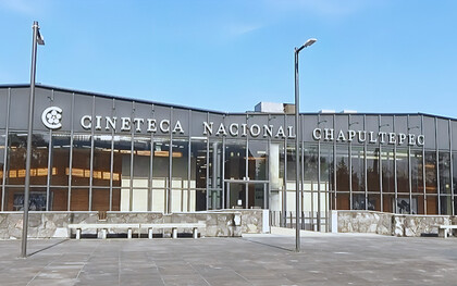 The welcoming entrance of Cineteca Nacional Chapultepec, Mexico City, Mexico, representing a modern landmark dedicated to celebrating the art of film