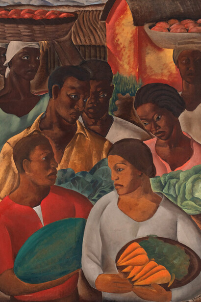 Earle Richardson, Employment of the negro in agriculture, 1934. Courtesy of the New York Historical 