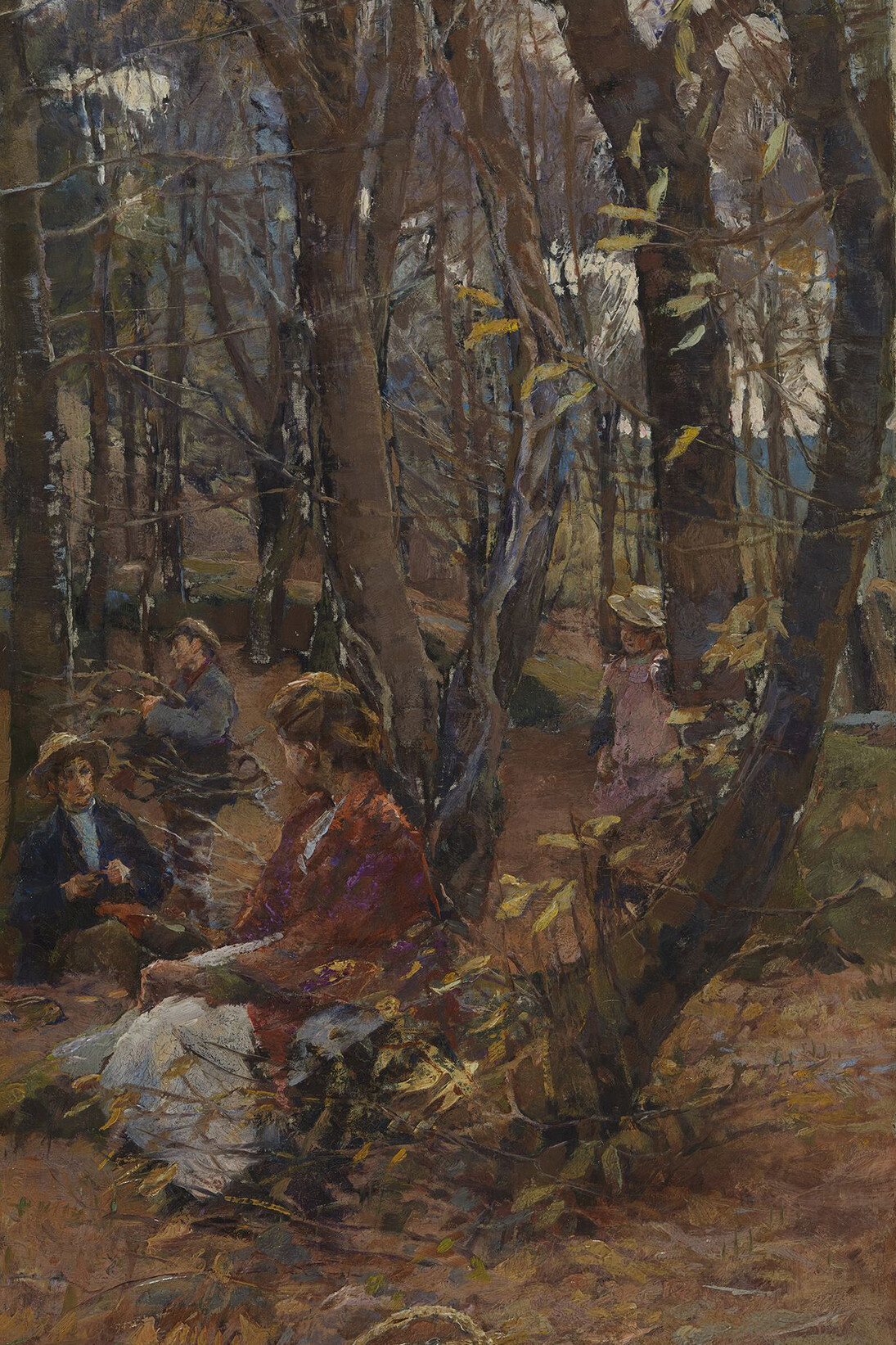 Elizabeth Armstrong Forbes, Picnic in the woods