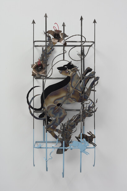 Abigail Lucien, Spirit lays their hand, 2025. ©Abigail Lucien. Courtesy of the artist and Nicola Vassell Gallery. Photo by Lance Brewer