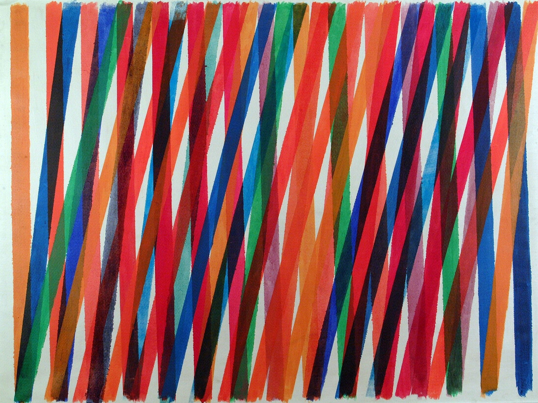 Dorazio Piero, Tenax, 1964, olio su tela, 114 x 152 cm