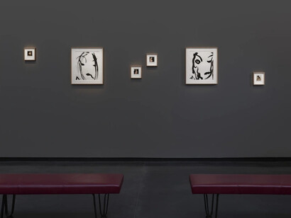 Nobuyoshi Araki, Hanaguruma II, exhibition view. Courtesy of Hamiltons Gallery