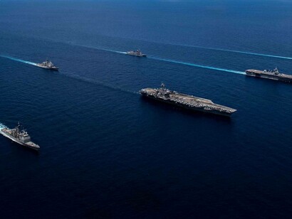 Six ships in the south China Sea
